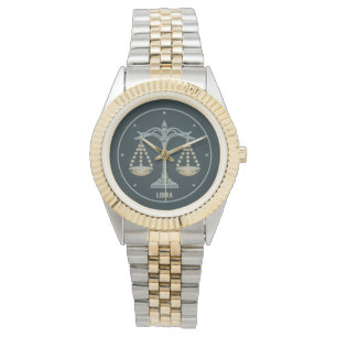 Waage Sternzeichen Armbanduhr