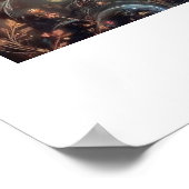 Waage Sternzeichen Astrologie Name & Geburtstag Poster (Ecke)