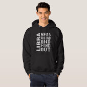 Waage Sternzeichen Astrologisch Astrologie Durchei Hoodie (Vorne ganz)