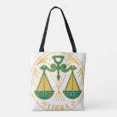 Waage Sternzeichen auf einem Tasche (Rückseite)