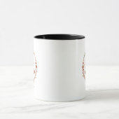 Waage Sternzeichen Boho Aquarell Kaffeetasse (Zentrum)