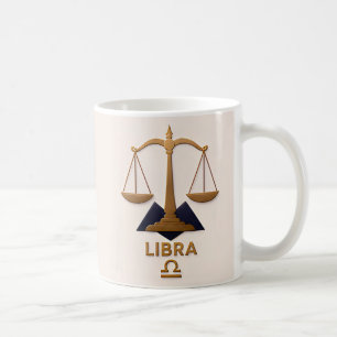 Waage Sternzeichen Dekoration Astrologie Geschenk Kaffeetasse