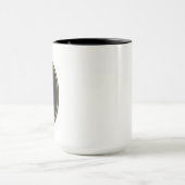 Waage Sternzeichen Gold Oval Emblem Tasse | Luxus (Zentrum)
