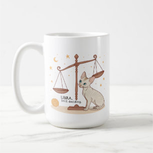 Waage Sternzeichen Katze Balance Immer noch am Übe Kaffeetasse