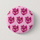 Waage-Sternzeichen-Kokette-Herz-Geburtstagskuchen Button (Vorderseite)