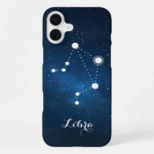 Waage-Sternzeichen-Konstellation iPhone 16 Plus Hülle
