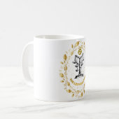 Waage Sternzeichen Luxus Ästhetik Sterne Kunst Kaffeetasse (Vorderseite Links)