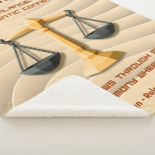 Waage-Sternzeichen Moderne 3D-Astrologie-Design Sherpadecke (3/4)