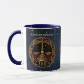 Waage Sternzeichen Symbol Tasse (Links)