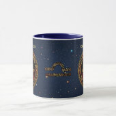 Waage Sternzeichen Symbol Tasse (Zentrum)