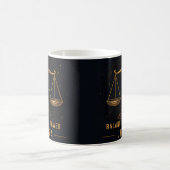 Waage Sternzeichen Zodiac Dekor Kaffeetasse (Mittel)