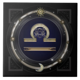 Waage-Tierkreis-Zeichen Fliese