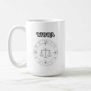 Waage Tierkreiszeichen Kaffeetasse