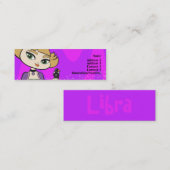 Waage-Visitenkarte Mini Visitenkarte (Vorne/Hinten)