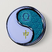 Waage & Wasser-Affe Button (Vorderseite)