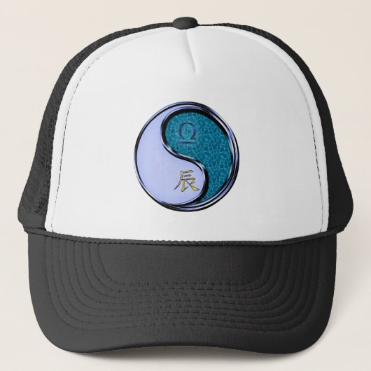 Waage & Wasser-Drache Truckerkappe (Vorderseite)