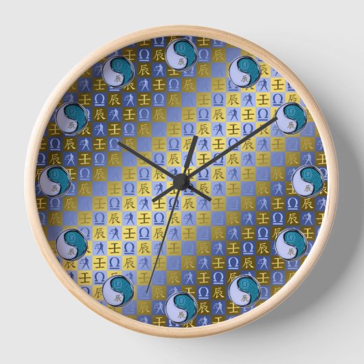 Waage & Wasser-Drache Uhr (Vorderseite)