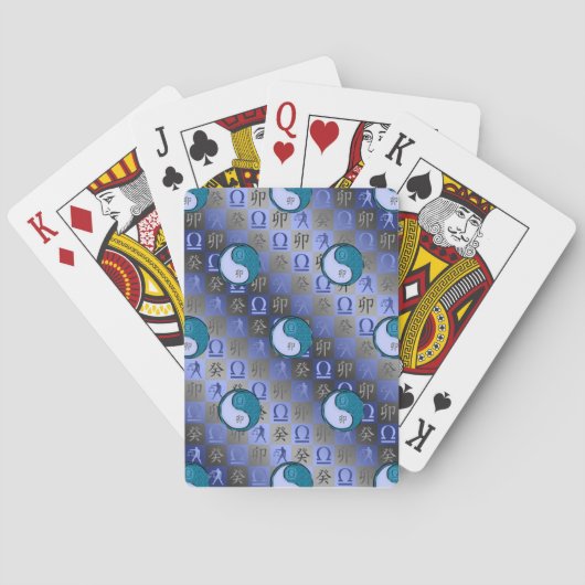 Waage & Wasser Kaninchen Spielkarten (Rückseite)