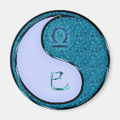 Waage & Wasser Schlange Magnet (Vorne)