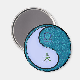 Waage & Wasser Ziege Magnet