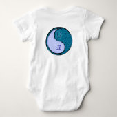Waage & Wasserbüffel Baby Strampler (Rückseite)
