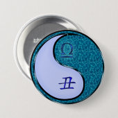 Waage & Wasserbüffel Button (Vorne & Hinten)