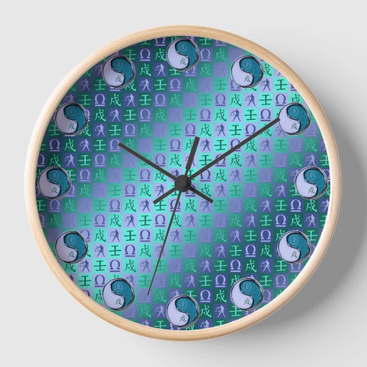 Waage & Wasserhund Uhr (Vorderseite)