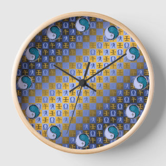 Waage & Wasserpferd Uhr