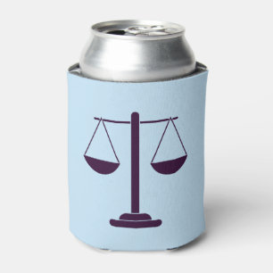 Waagen der Justiz Rechtsdienstleistungs-Symbol Dosenkühler