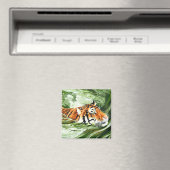 Waagen machen - Schwimmen Tiger Magnet (In Situ (Geschirrspüler))