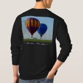 Waagerecht ausgerichteter Flug T-Shirt (Rückseite)