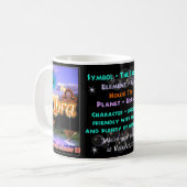 Waagetierkreisschale oder -Tasse Kaffeetasse (Vorderseite Links)