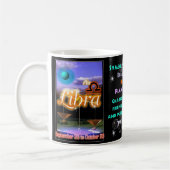 Waagetierkreisschale oder -Tasse Kaffeetasse (Links)