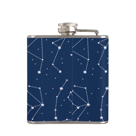 Waagetierkreiszeichen Flachmann (Rückseite)