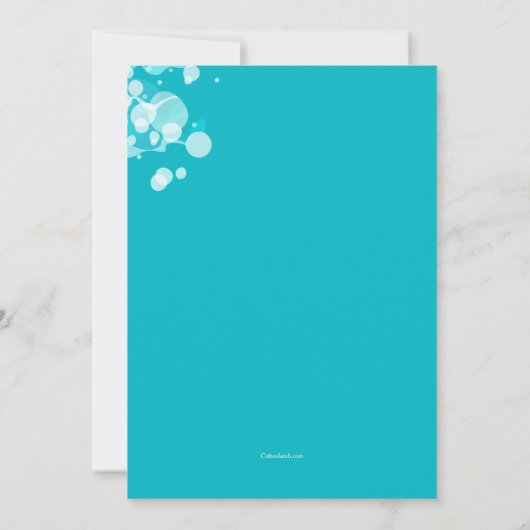 Waaking Pool Party Einladung (Rückseite)