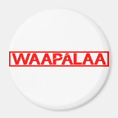 Waapalaa-Briefmarke Magnet (Vorne)