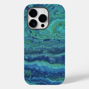 Wabash 3 Cool Blau Grüne Abstrakte Handyhülle Case-Mate iPhone 14 Pro Hülle