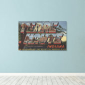 Wabash River - Große Briefszenen Leinwanddruck (Insitu (Holzboden))