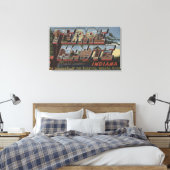 Wabash River - Große Briefszenen Leinwanddruck (Insitu (Schlafzimmer))