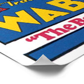 Wabash The Banner Route Railposter Poster (Ecke)