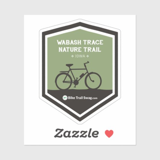 Wabash Trace Nature Trail Aufkleber (Blatt)