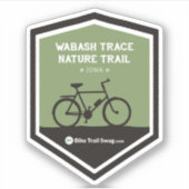 Wabash Trace Nature Trail Aufkleber (Vorderseite)