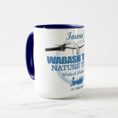 Wabash Trace Nature Trail (H2) Tasse (Vorderseite Links)
