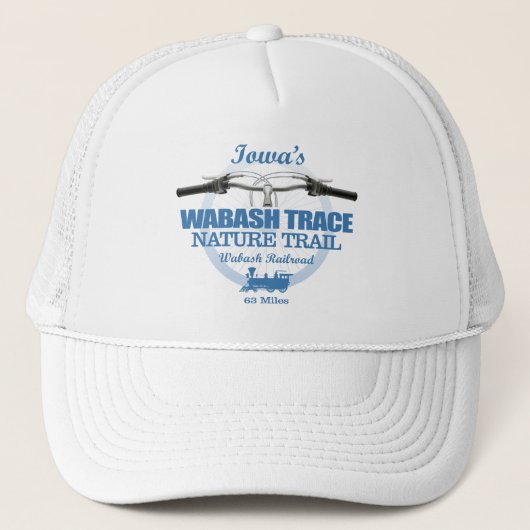Wabash Trace Nature Trail (H2) Truckerkappe (Vorderseite)