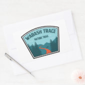 Wabash Trace Nature Trail Rechteckiger Aufkleber (Umschlag)