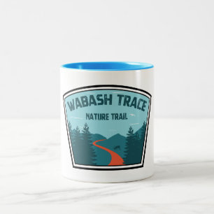 Wabash Trace Nature Trail Zweifarbige Tasse