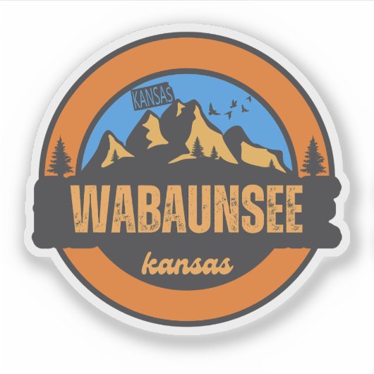 Wabaunsee, Kansas Aufkleber (Vorderseite)