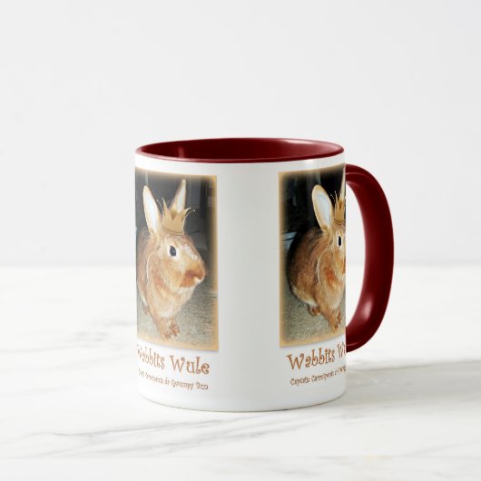 Wabbits Wule Häschen Tasse (VorderseiteRechts)