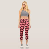 Wabendesign auf Capri Leggings (Vorderseite)