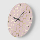 Wabenfolie aus Imitat große Uhr (Winkel)